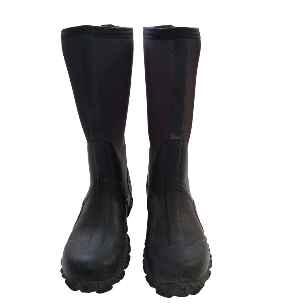Lincoln Outfitters Men's Black Bayou11 Boots 100% Waterproof Construction Grip-8 - Picture 8 of 10